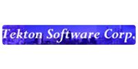 A blue banner with the words " vision software ".